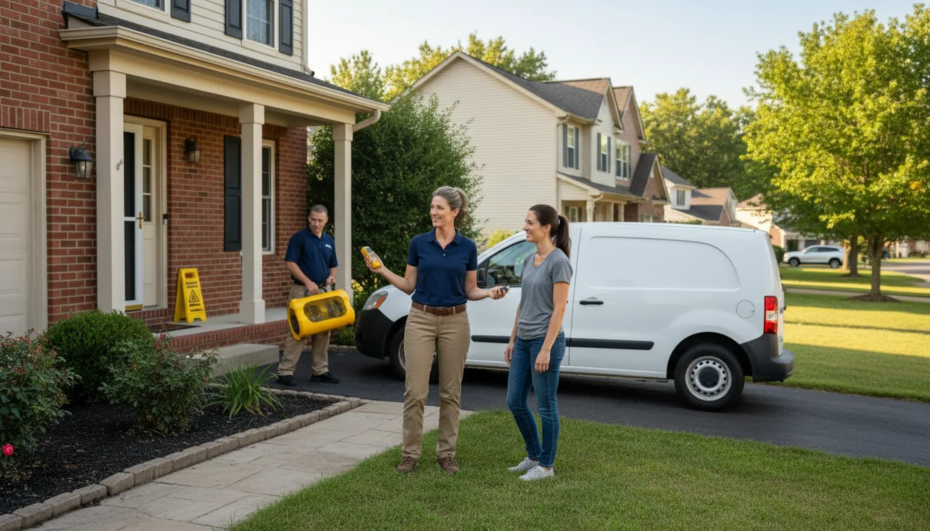 Residential water damage restoration in South Glastonbury, CT